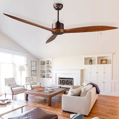 6 ταχύτητες Alexa Voice Control ABS Smart DC Motor Ceiling Fan με φωτισμό σε χρυσό Μαύρο λευκό